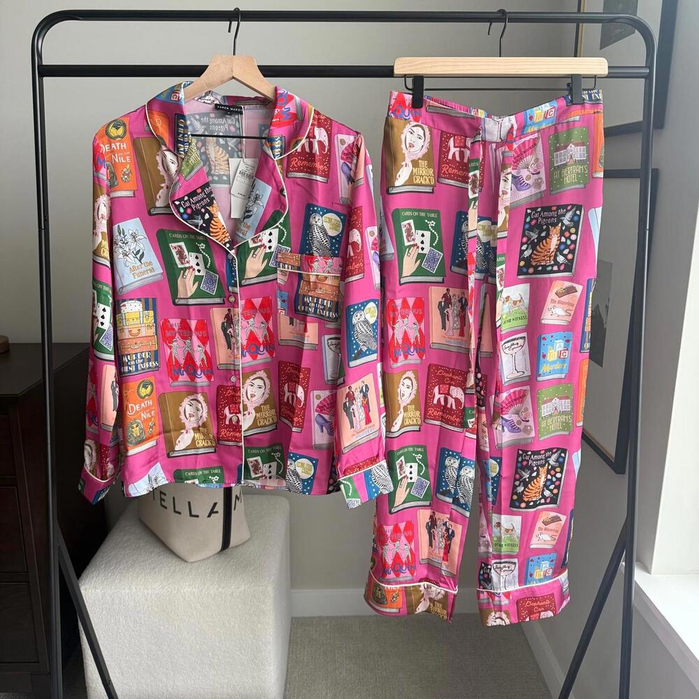 Karen Mabon x Agatha Christie Queen of Crime Pajama Set